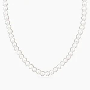 갤러리아 14K 에끌라드 진주 목걸이 6mm