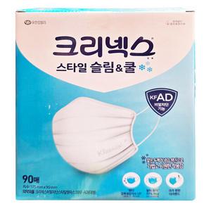 크리넥스 스타일 슬림 앤 쿨 비말차단 마스크 대형 90매