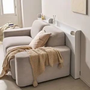 [가구리빙]리안 소파 침대 틈새 선반 white