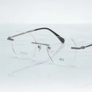 긱시크 무테 반무테 뿔테 안경 티타늄 안경테 Y9306