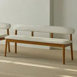 [파로마] 다렌E 3인용 원목 벤치의자 1400 2colors (착불)