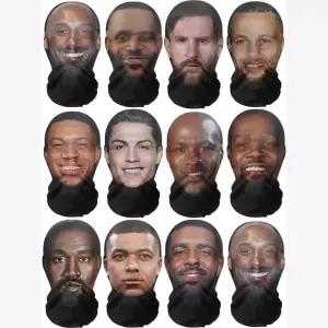 망사가면 코스튬 흑인 가면 마스크 코스프레 분장 탈 변장 소품 얼굴가면