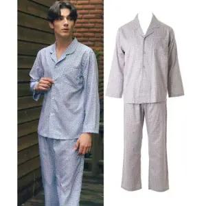 [갤러리아] 남)로맨틱한 인디그레이 로고나염 가볍고 부드러운 면80수 파자마(WPA2507M)