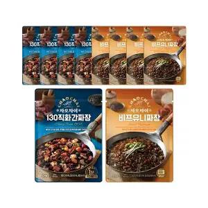 차오차이 130 직화간짜장 180g, 5개 + 비프유니짜장 180g, 5개