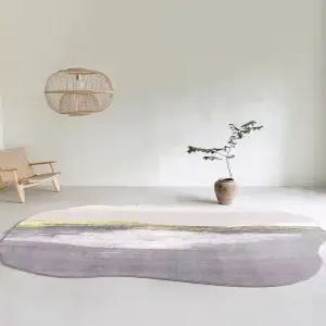 러그 비정형 거실 후라이 워셔블 포인트 물품 미니멀 구름 원형 홈메이드 단모 까드리아