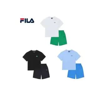 갤러리아 [휠라키즈]  에센셀 반팔반바지 세트FK2RSH2001XFK2TRH2001X