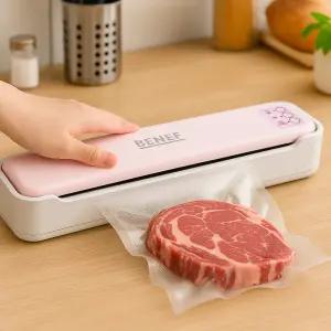 베네프 무선 가정용 음식 진공포장기+포장백 10장 JVS-001