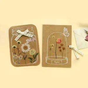 봄만들기 압화 꽃스티커 20개 보틀 꾸미기 미술키트 집콕놀이 LS1394