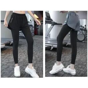 [QNT79XB5_58]반바지 일체형 헬스반바지 여성 웨어(L~2XL)