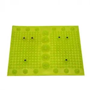 헬맨 푸트침발지압매트 투명형광 발건강 발지압 생활용품