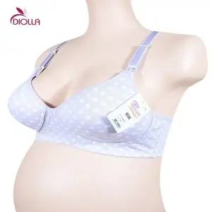 고품질 수유용 노와이어 브라 C컵 편안한 임산부 조정 가능한 디자인 (WFJG80U)