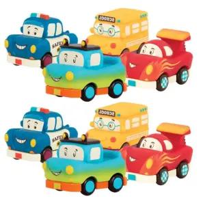 말랑한 아기자동차장난감 세트 미니 풀백카 15개월 여아 3세남아