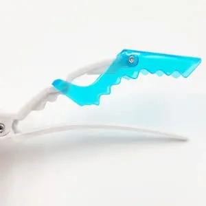 [골드스마일]헤어 스타일링 악어 집게핀 이중 구조 드라이 컷 머리 고정핀