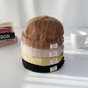 여자 골무 남자 꽈배기 코듀로이와치캡 모자
