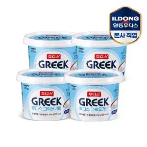 후디스 그릭요거트 플레인 450g 4개