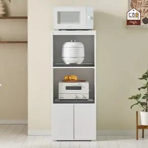 [다하미가구]벨리나 500 전자레인지 수납장 밥솥장 에어프라이어 렌지대