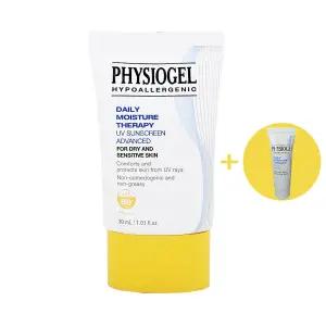 피지오겔 데일리 모이스처 테라피 UV 썬스크린 어드밴스드 30ml(SPF50+) 1개+ 피지오겔 페이셜크림 10ml