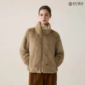 [정가 898,000원[유로모피]퍼널넥 밍크 자켓