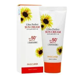 파스쿠치 울트라퍼팩트선크림SPF50+/PA+ 100ml/톤업/선로션/보정/자외선차단/발림성좋은/커버력좋은/밀착