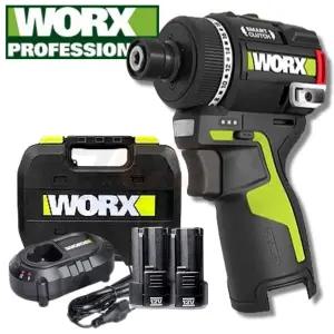 웍스 WU139 충전 드릴 드라이버 미니 12V 2.0Ah 세트 공구왕황부장