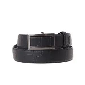 [갤러리아] 레노마셔츠 FOCE 롱벨트 소가죽 흑니켈 크로커다일 엠보 자동벨트 FPFBE1206BK