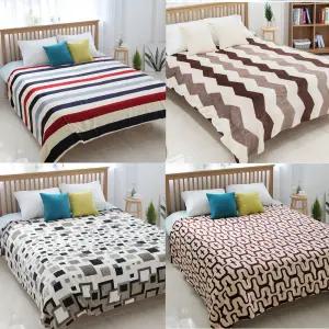 부드럽고 따뜻한 밍크 극세사 담요 대형(190*230)