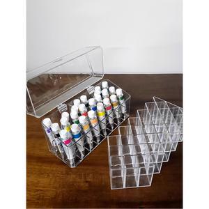 물감보관함 투명 유화 정리 수납