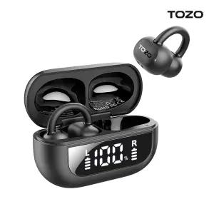 TOZO AI 오픈라임 오픈형 블루투스 무선 이어폰 귀걸이 귀찌 클립형 골전도 T13064