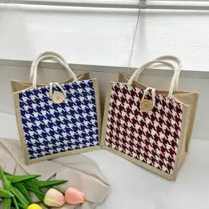 학생 가방 작은 끈가방 패브릭 천소재 에코백