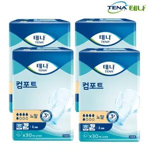 테나 컴포트 노말 30매x4팩