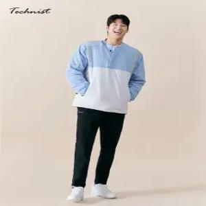 테크니스트 아울렛 TNJ4466 하프 반집업 반지퍼 스카이블루 패딩피스테 스포츠의류 (TNJ4466)