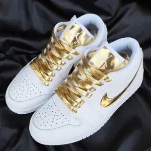 레자 신발끈 골드 운동화 가죽신발끈 골드신발끈 실버신발끈 커스텀운동화 pu소재 슈레이스 슈즈 악세사리