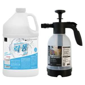 락퐁 4L + 압축분무기 세트 욕실 화장실 청소세제 세정제 거품 스프레이 폼건