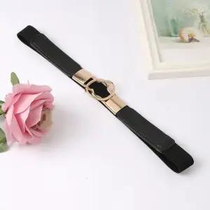 트위스 밴드벨트 여성 스판 포인트 밴딩벨트 블랙 가정용품 생필품