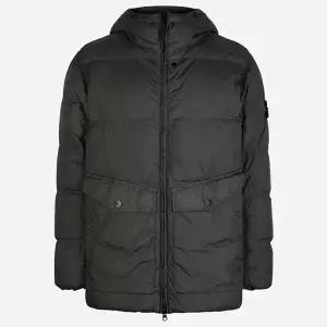 스톤아일랜드 5F 4100011 S0A23 V0062 크링클랩스 와펜 후드 패딩 자켓 리드 그레이