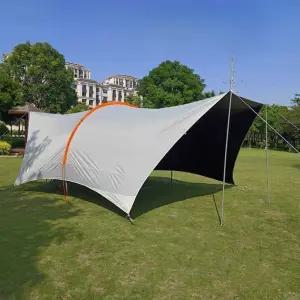 초경량 터널형 하비타프 차박 어닝 방수 그늘막 헥사