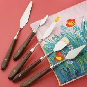 미술 페인팅 아크릴 물감 나이프 5종