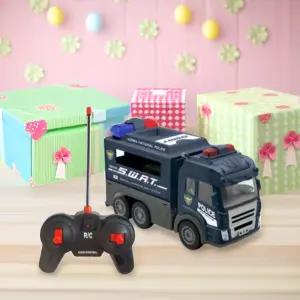 반디 경찰특공대 RC 자동차 장난감 무선조종 경찰차 SWAT 리모컨 작동 주행 라이트