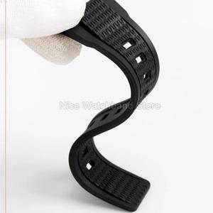 경량의 부드럽고 편안한 땀 방지 실리콘 시계 스트랩 카시오 MTG-B3000 액세서리용 특수 인터페이스 블랙