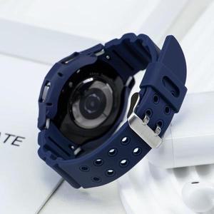 삼성 갤럭시 시계 6 용 케이스 + 스트랩 클래식 43mm 밴드 보호 커버 실리콘 시계줄 수정 키트