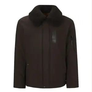 [롯데백화점]지이크 F/W 밴드 퍼 카라 프리미엄 구스다운 점퍼 브라운 PFD6562PC