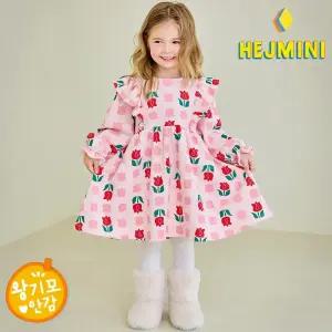 [헤이미니] 플라워가든프릴왕기모원피스