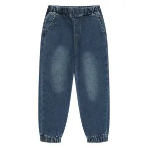 [소이] 남아 기모 밴딩 데님 조거 팬츠 21W5206_BL