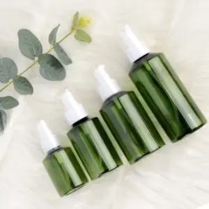 펌프형 투명 플라스틱 녹색 병 여행용 소분 용기 손소독제 천연 아로마 화장품 샴푸 로션 공병 만들기 재료