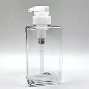 펌핑공병 사각 디스펜서 펌프 투명 450ml