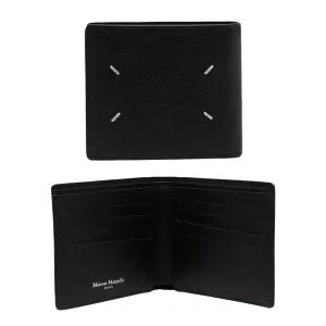 메종 마르지엘라 스티치 로고 반지갑 블랙 S35UI0435 P4745 T8013