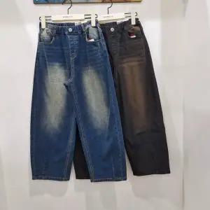 [행텐주니어](순천모다) 행텐주니어 백브러쉬 풀밴딩 기모볼륨 데님팬츠14540-055-805-10_SC