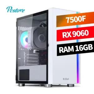 피씨스토어 베스트 게이밍PC 7500F RX 9060 라라랜드 (16GB, M.2 500GB)
