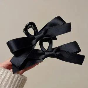 [콩심팥심]왕집게핀 머리핀 리본 슬림 헤어핀 라울