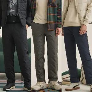 남성웜퀼팅패딩팬츠3종세트